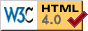 HTML 4.0 logo